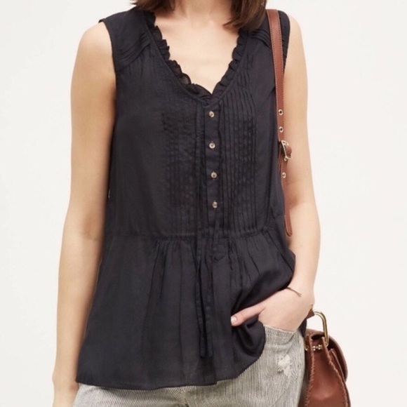 Anthropologie Tops - Anthropologie: Holding Horses Faye Ruffled Tank